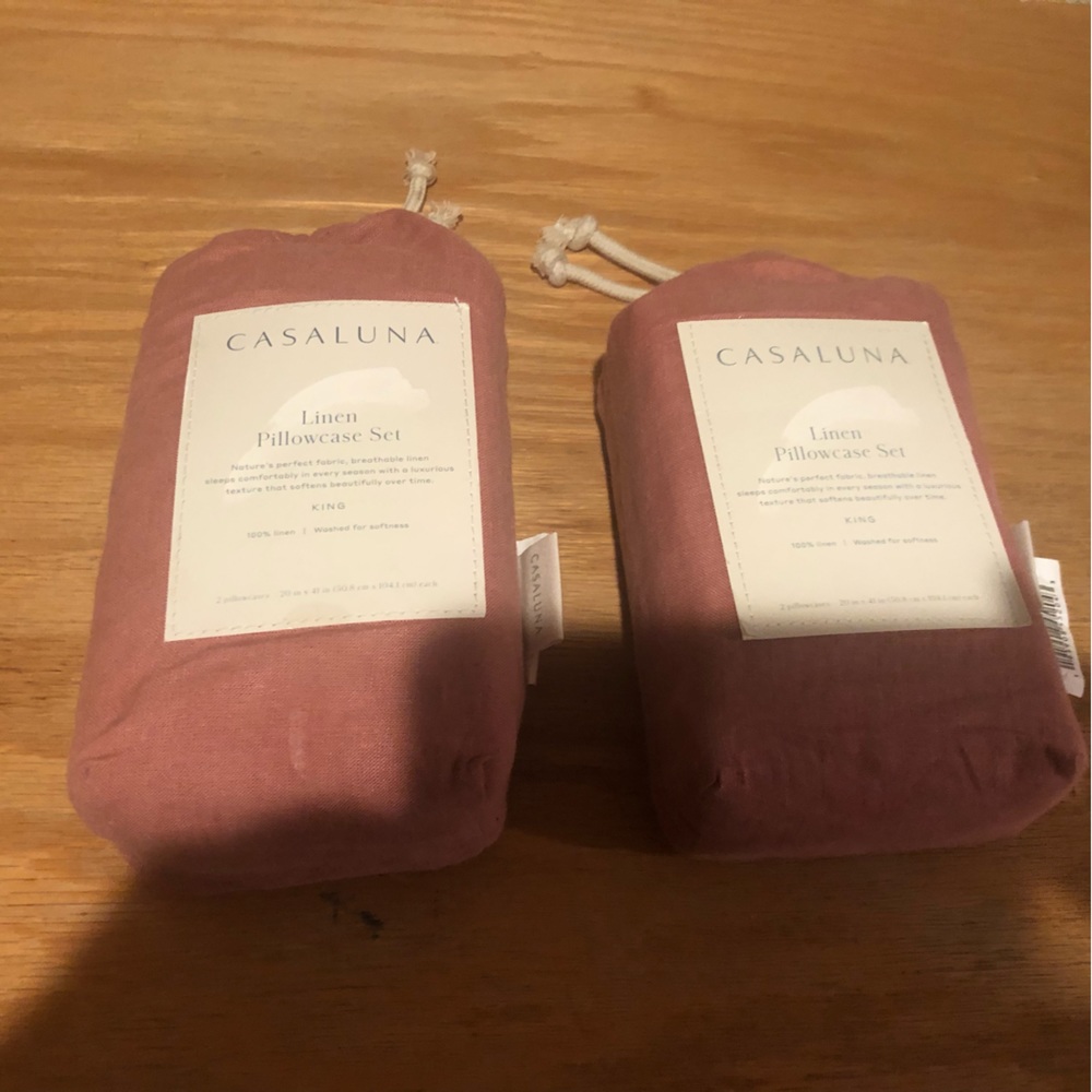 New Casaluna linen pillow cases King